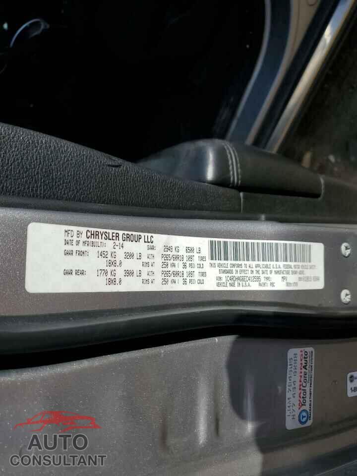 DODGE DURANGO 2014 - 1C4RDHAG6EC412595