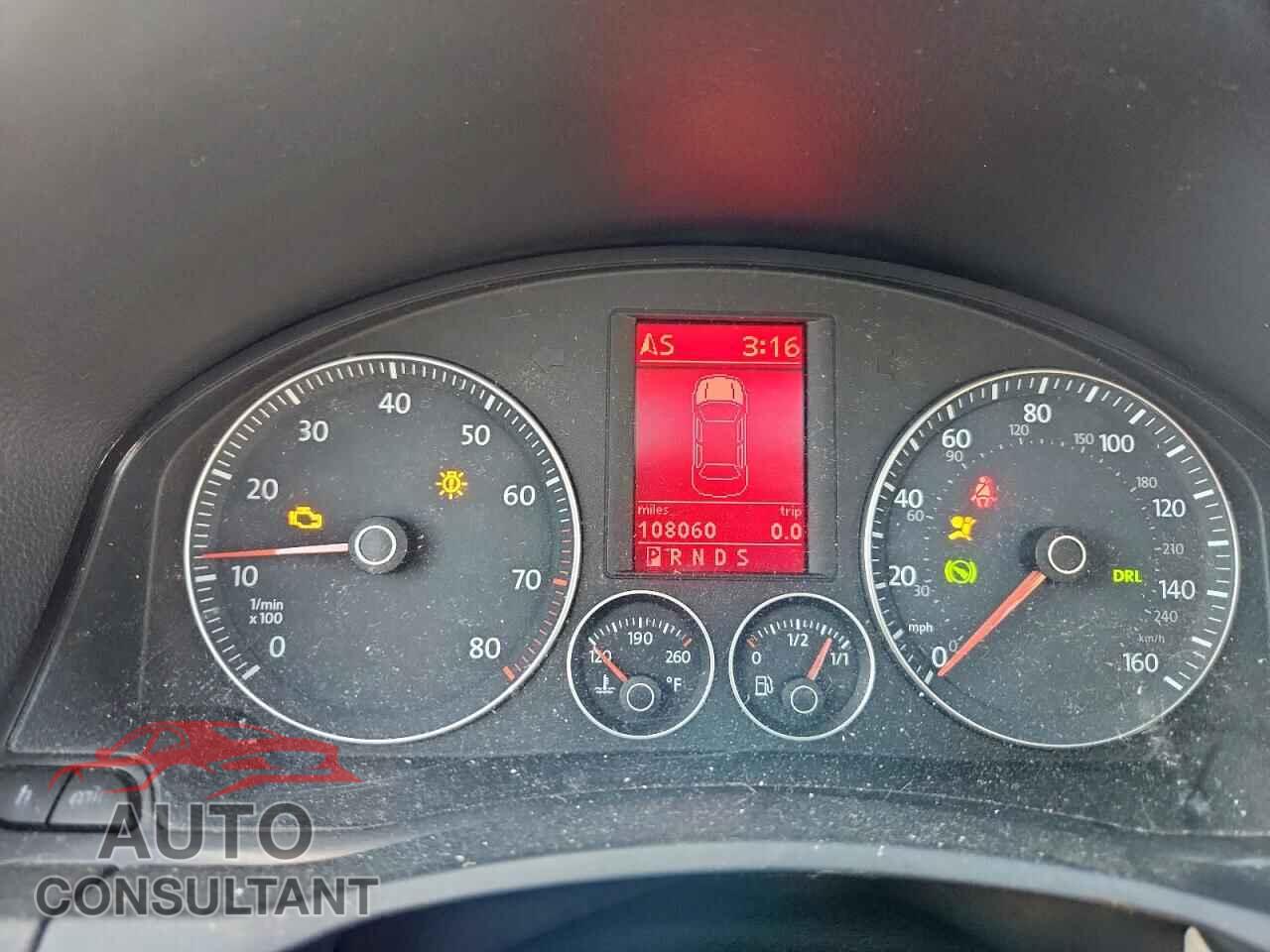 VOLKSWAGEN EOS 2009 - WVWBA71F29V010952