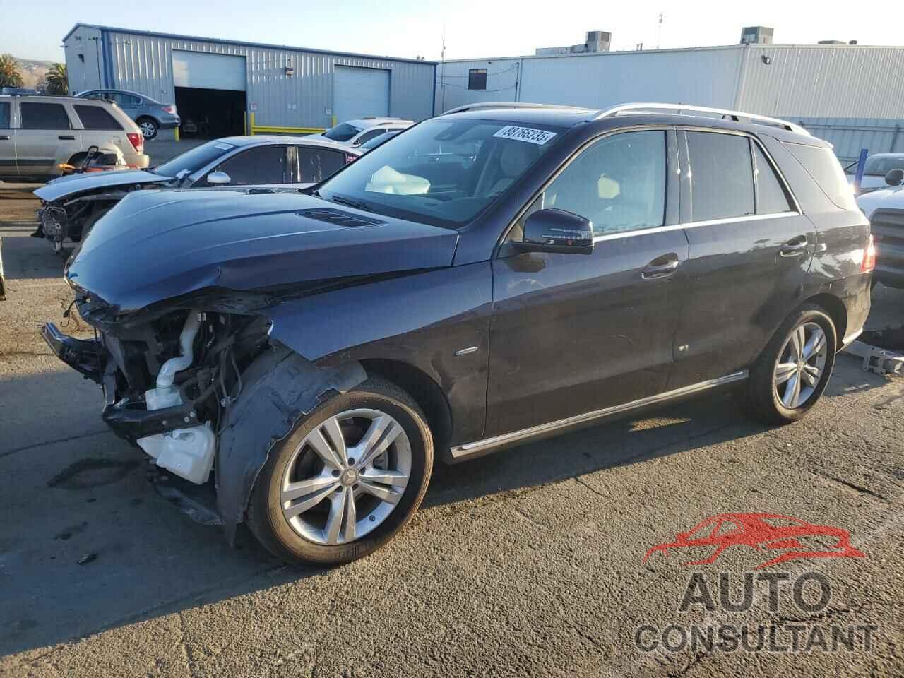 MERCEDES-BENZ M-CLASS 2012 - 4JGDA2EB2CA042233