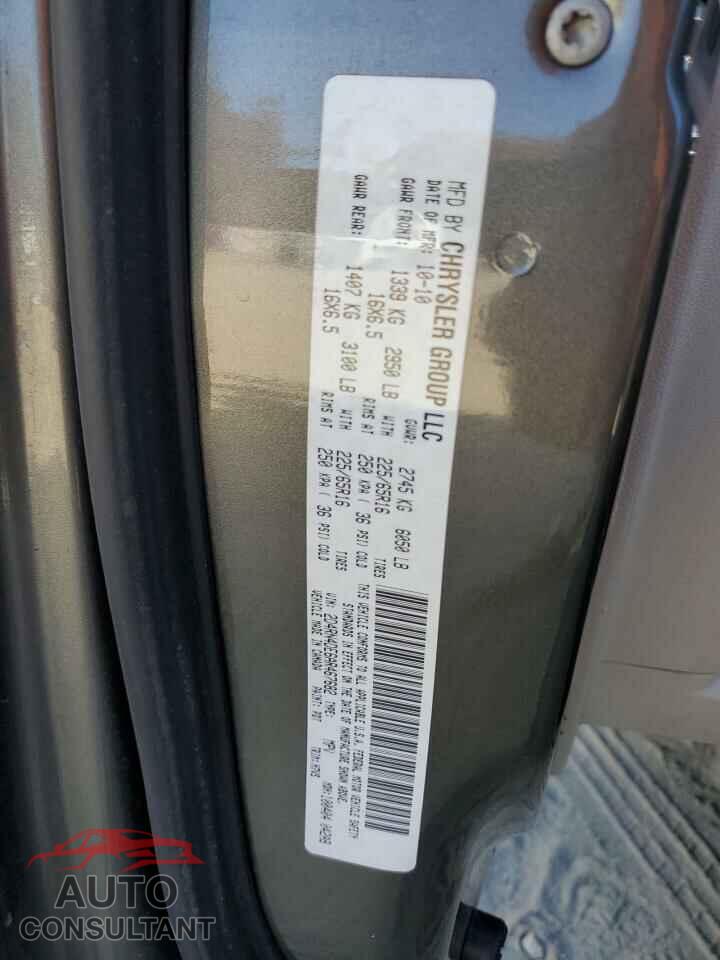 DODGE CARAVAN 2010 - 2D4RN4DE6AR467682