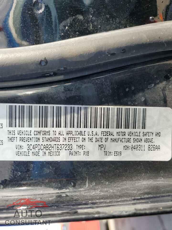 DODGE JOURNEY 2017 - 3C4PDCAB2HT637233