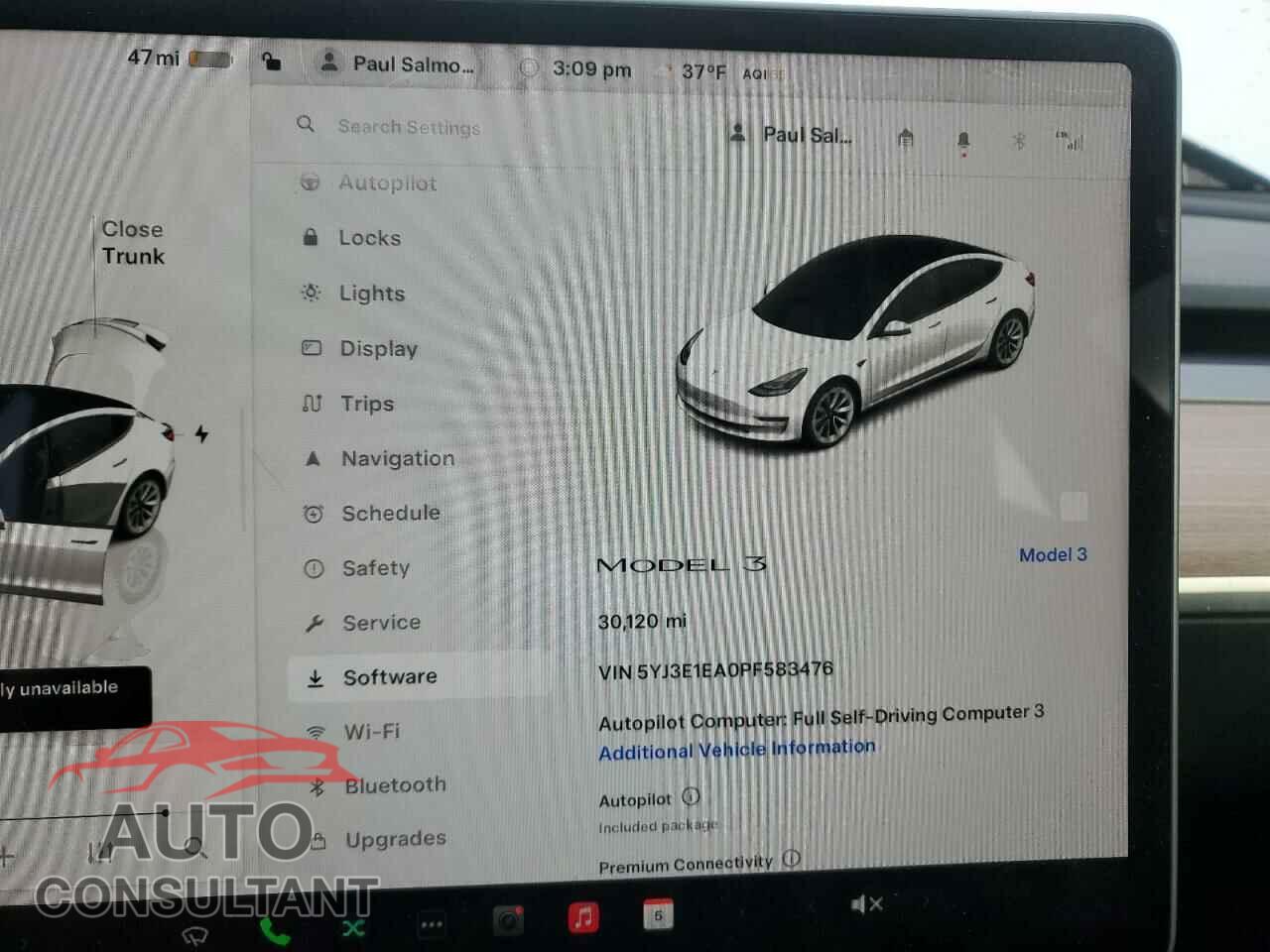 TESLA MODEL 3 2023 - 5YJ3E1EA0PF583476