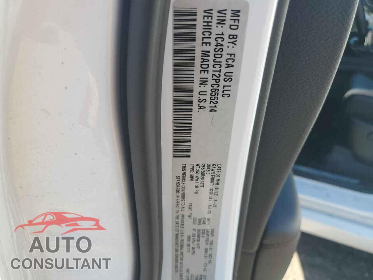DODGE DURANGO 2023 - 1C4SDJCT2PC655214