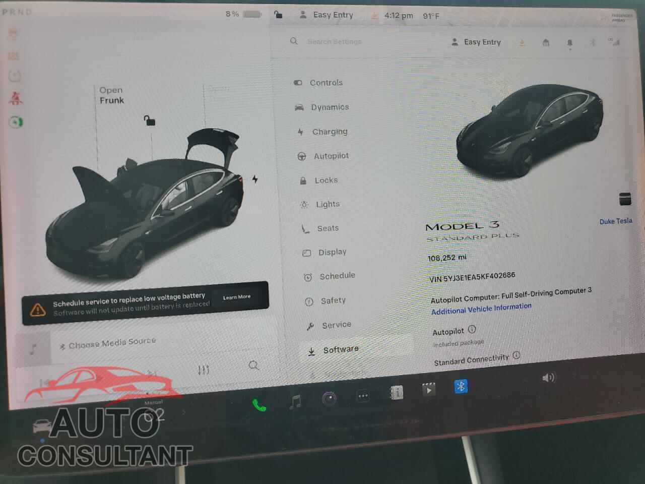 TESLA MODEL 3 2019 - 5YJ3E1EA5KF402686