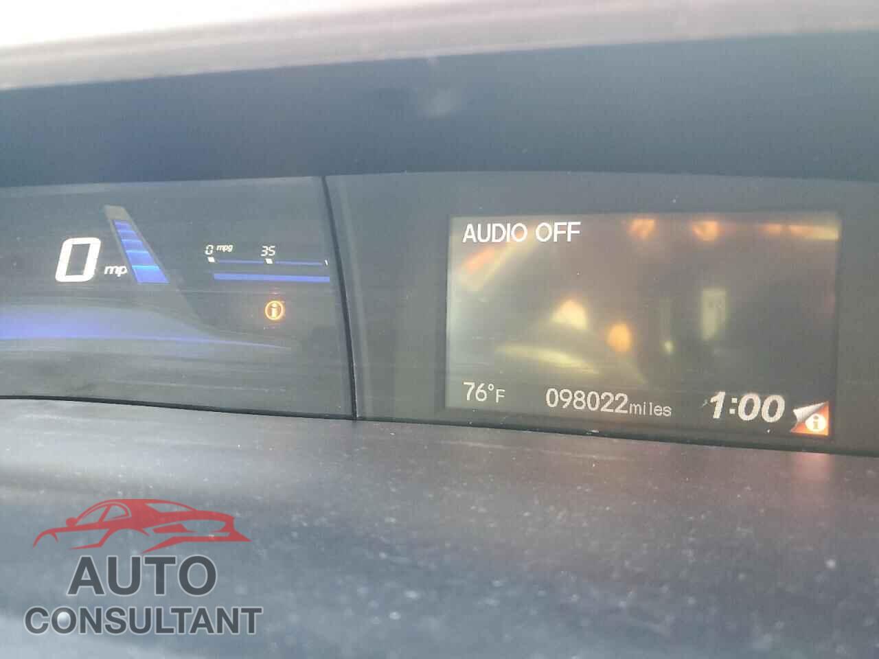HONDA CIVIC 2013 - 19XFB2F51DE218643