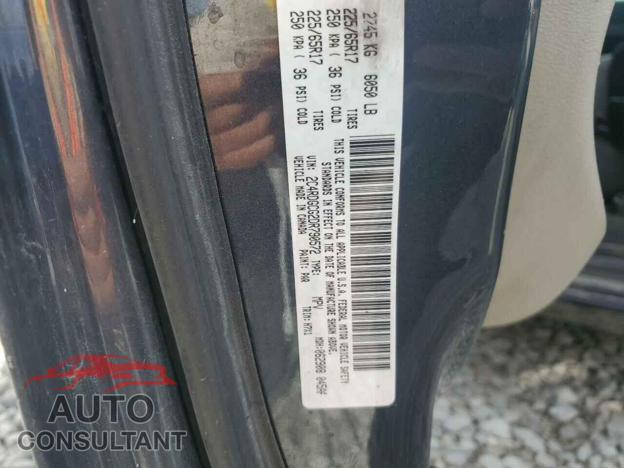 DODGE CARAVAN 2013 - 2C4RDGCG2DR790572