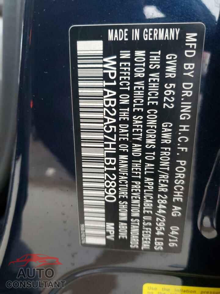 PORSCHE MACAN 2017 - WP1AB2A57HLB12890
