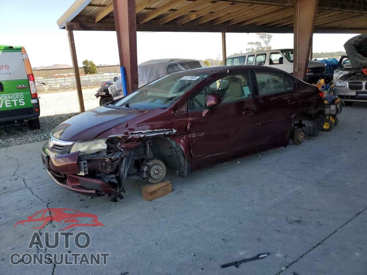 HONDA CIVIC 2012 - 2HGFB2F86CH573841