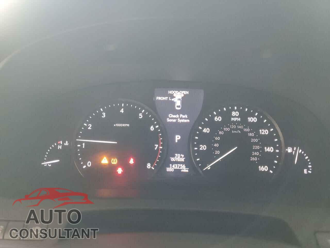 LEXUS LS460 2013 - JTHBL5EF8D5115110