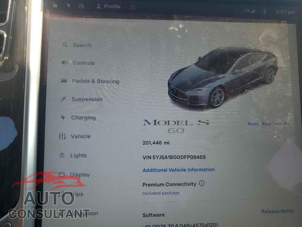 TESLA MODEL S 2013 - 5YJSA1BG0DFP08455