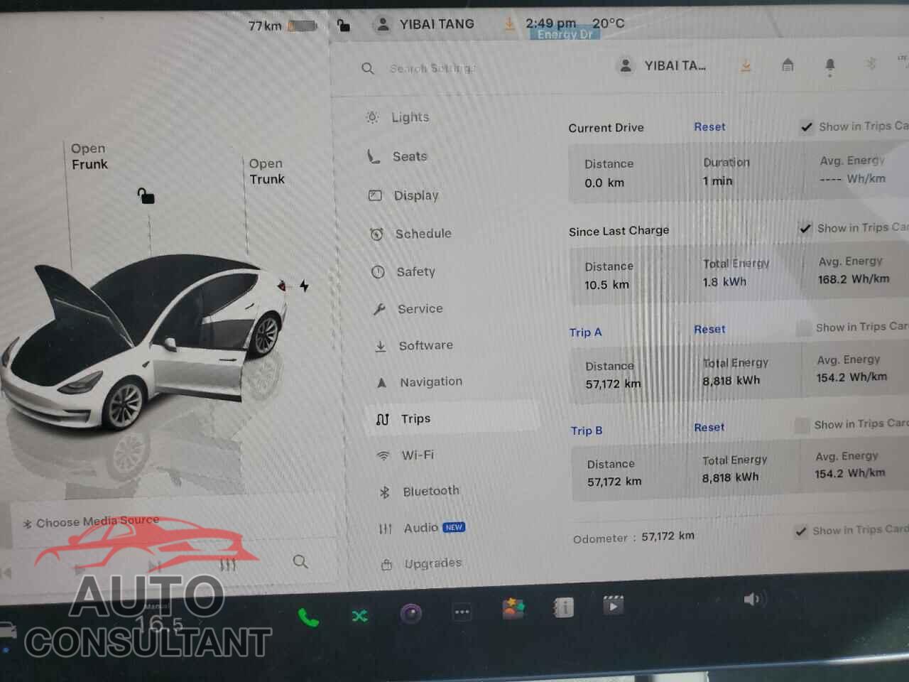 TESLA MODEL 3 2022 - 5YJ3E1EA5NF347287