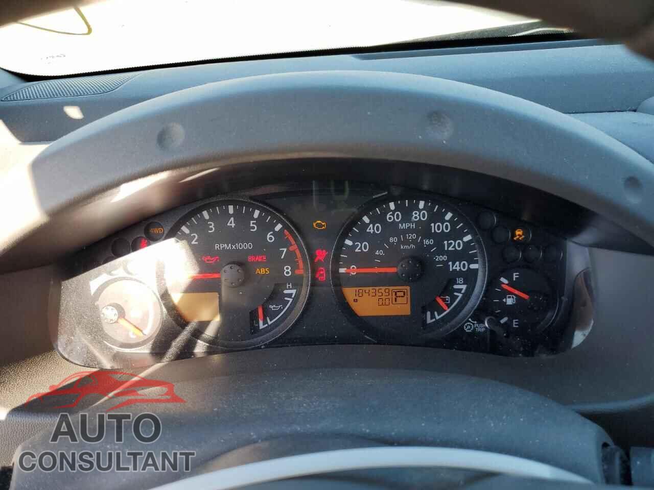 NISSAN FRONTIER 2012 - 1N6AD0EV8CC400871