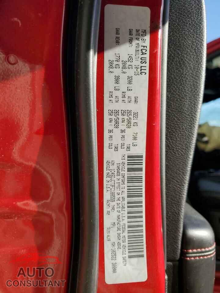 DODGE DURANGO 2015 - 1C4SDJCT3FC188559