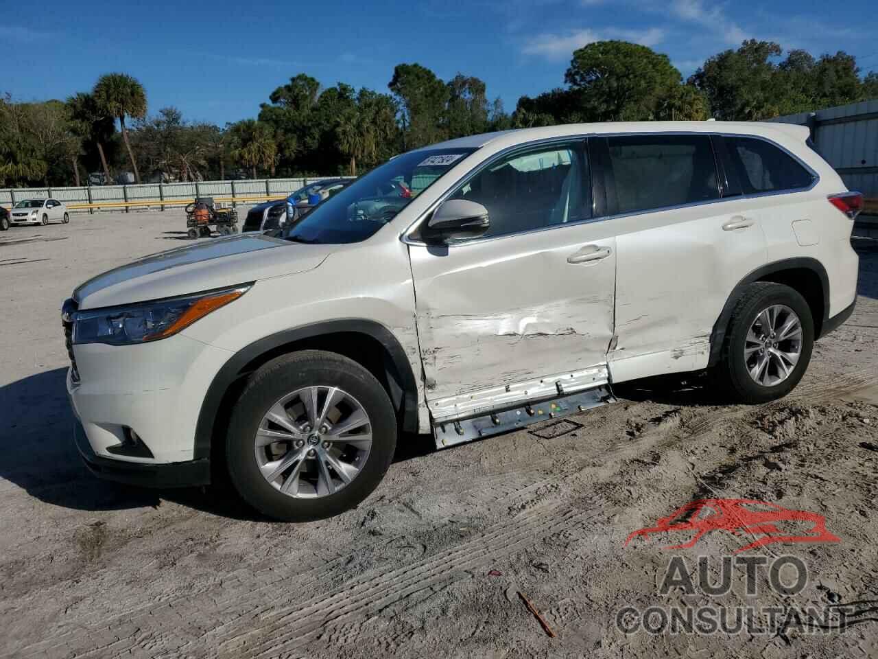 TOYOTA HIGHLANDER 2016 - 5TDZKRFH1GS136051