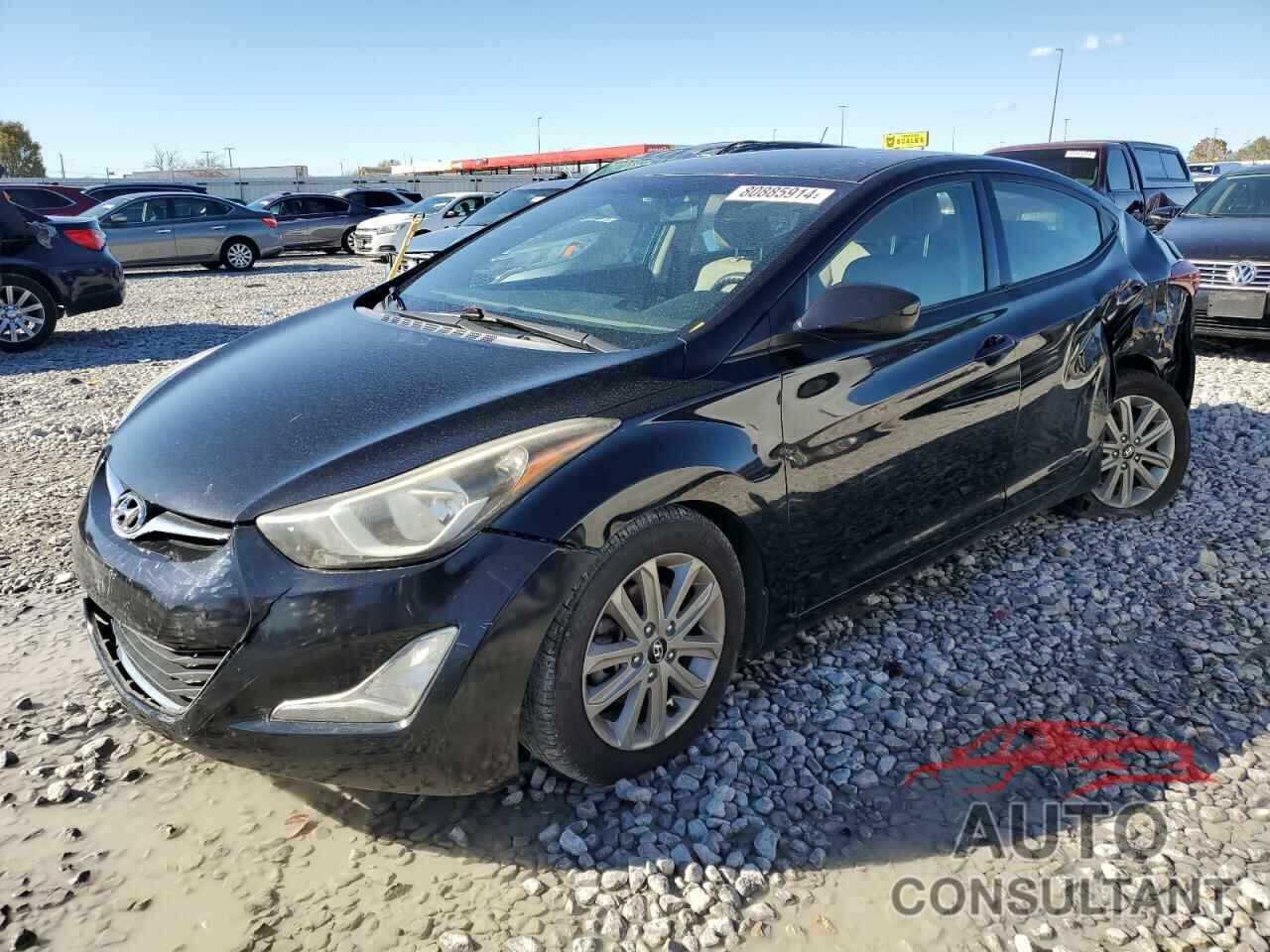 HYUNDAI ELANTRA 2014 - KMHDH4AE8EU034601