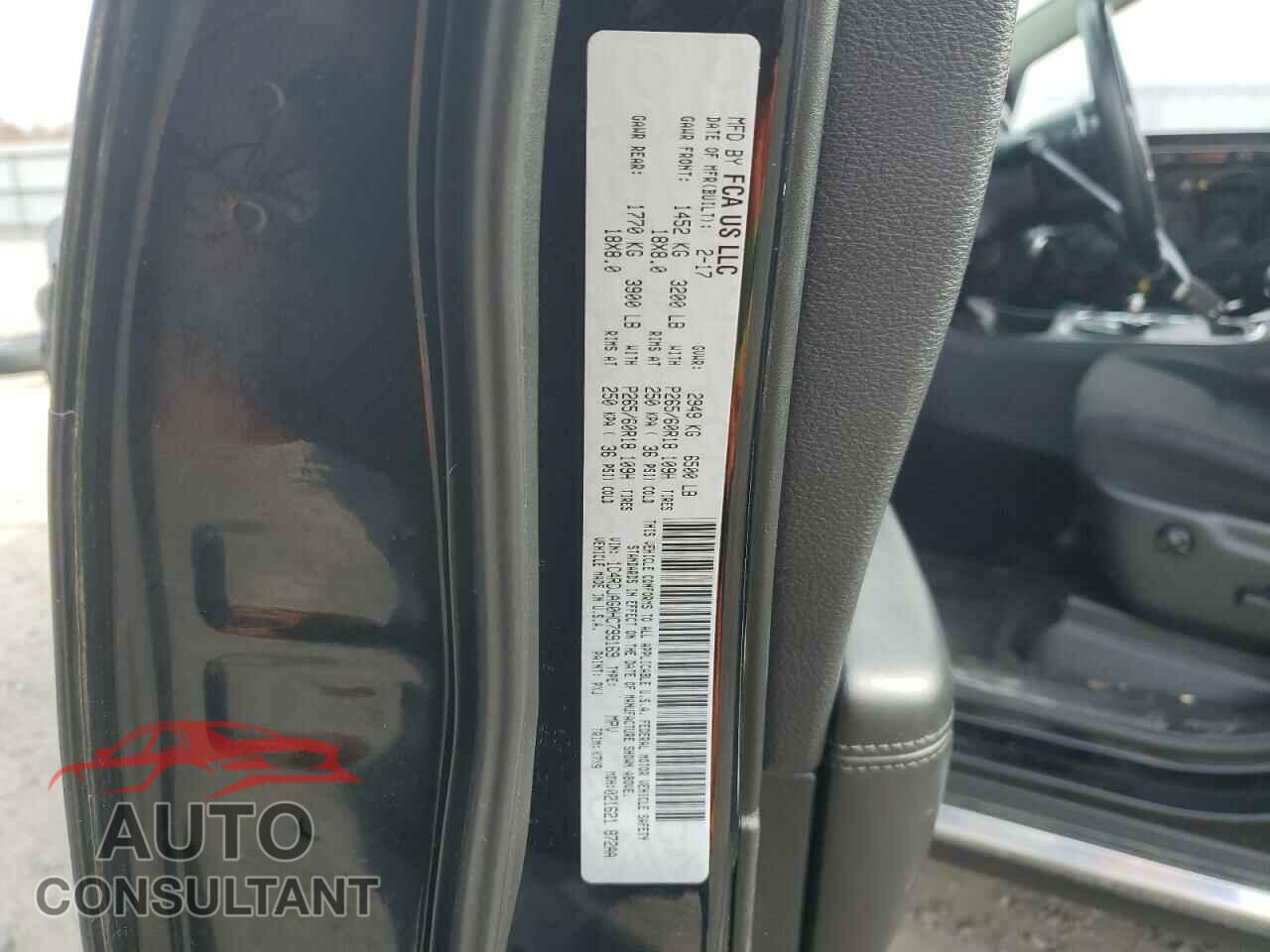 DODGE DURANGO 2017 - 1C4RDJAG0HC799169