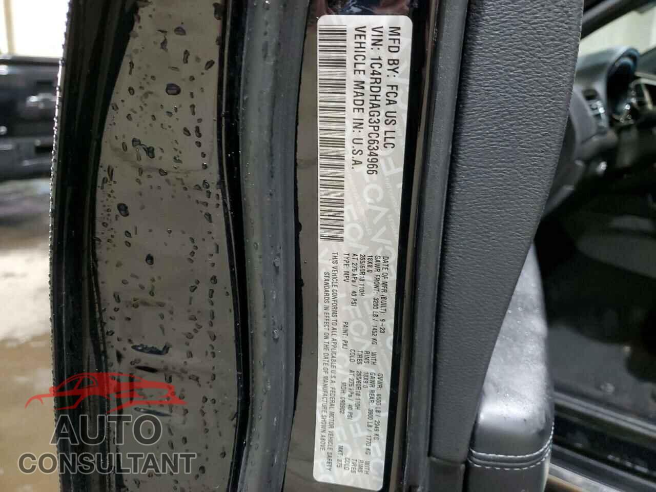 DODGE DURANGO 2023 - 1C4RDHAG3PC634966