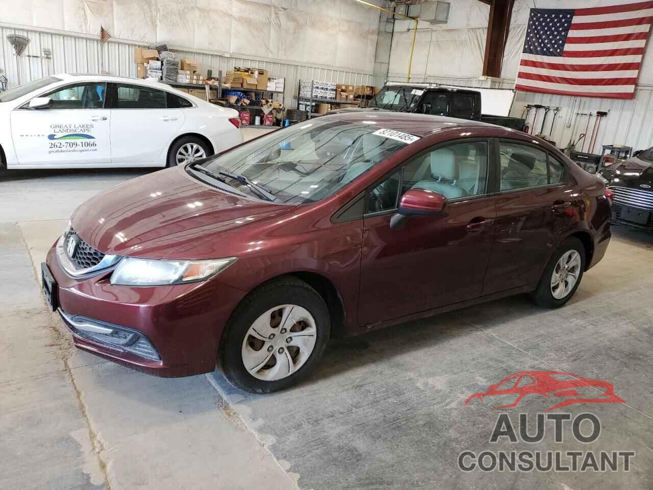 HONDA CIVIC 2014 - 19XFB2F54EE062728