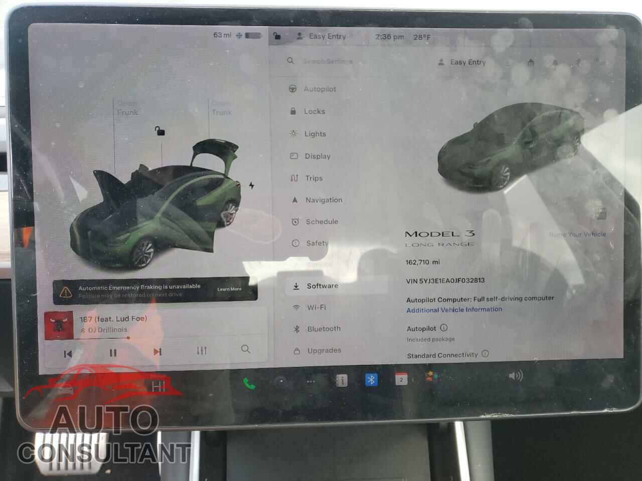 TESLA MODEL 3 2018 - 5YJ3E1EA0JF032813