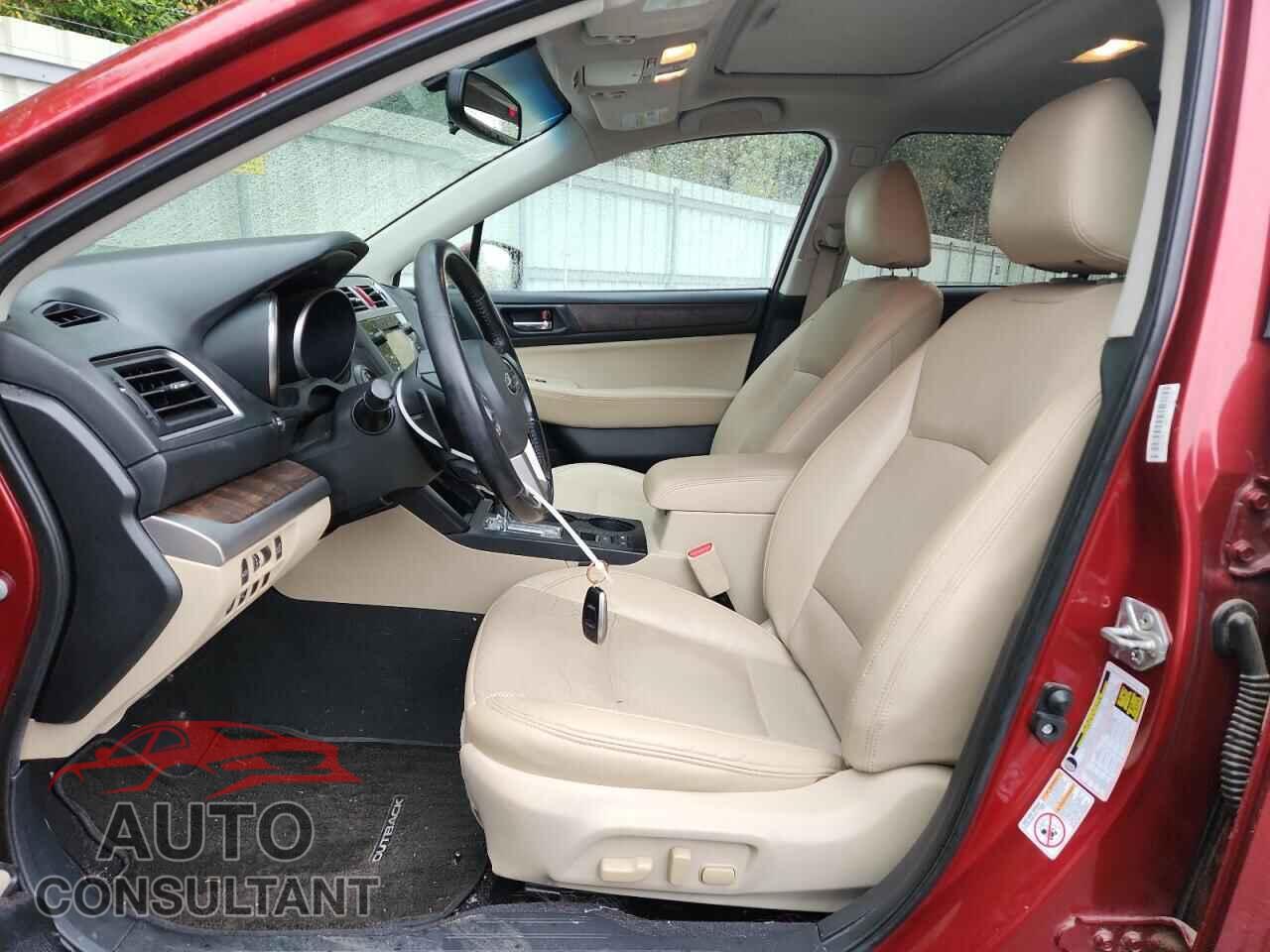 SUBARU OUTBACK 2016 - 4S4BSBLC9G3240141