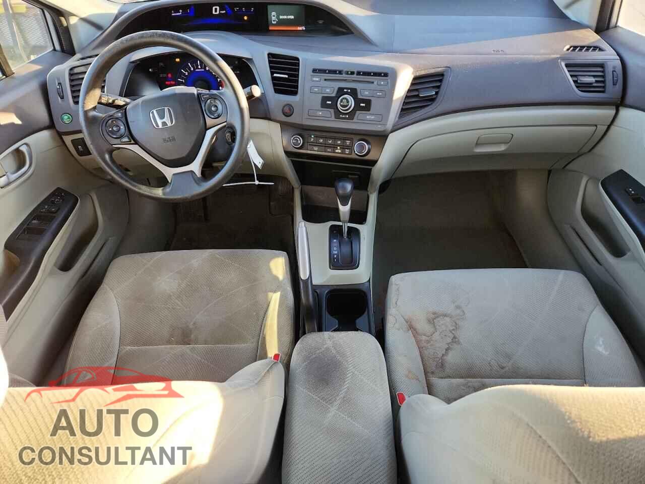 HONDA CIVIC 2012 - 19XFB2F59CE077187