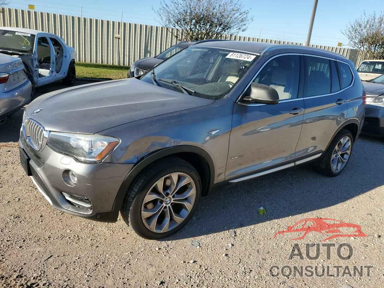 BMW X3 2017 - 5UXWX9C53H0T07321