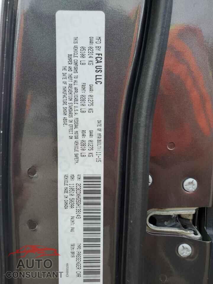 DODGE CHARGER 2016 - 2C3CDXHG5GH139143