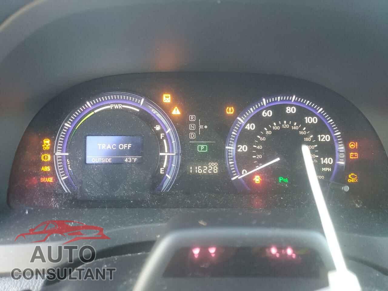 LEXUS HS 2010 - JTHBB1BA2A2006577