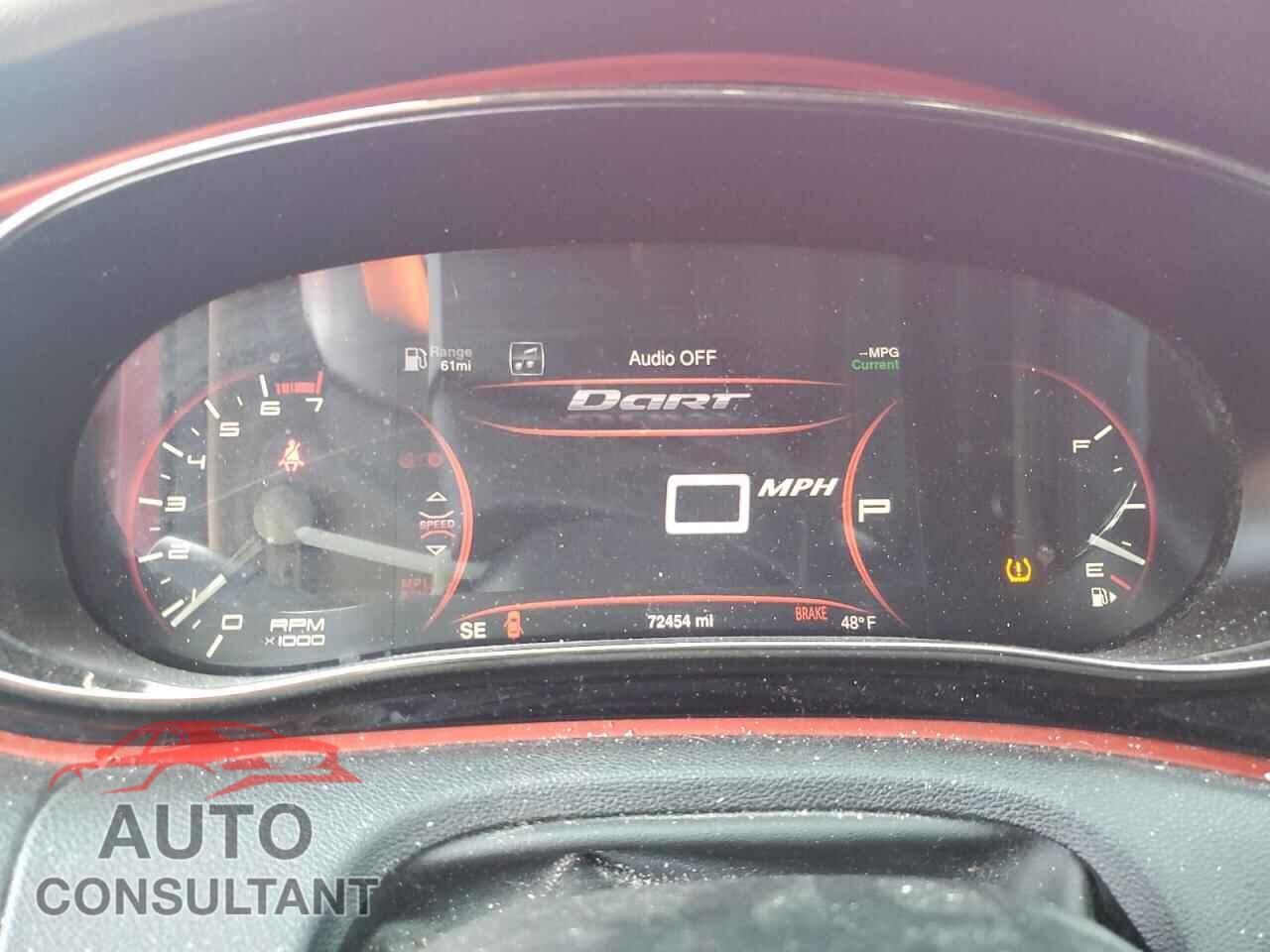 DODGE DART 2015 - 1C3CDFEB4FD166610