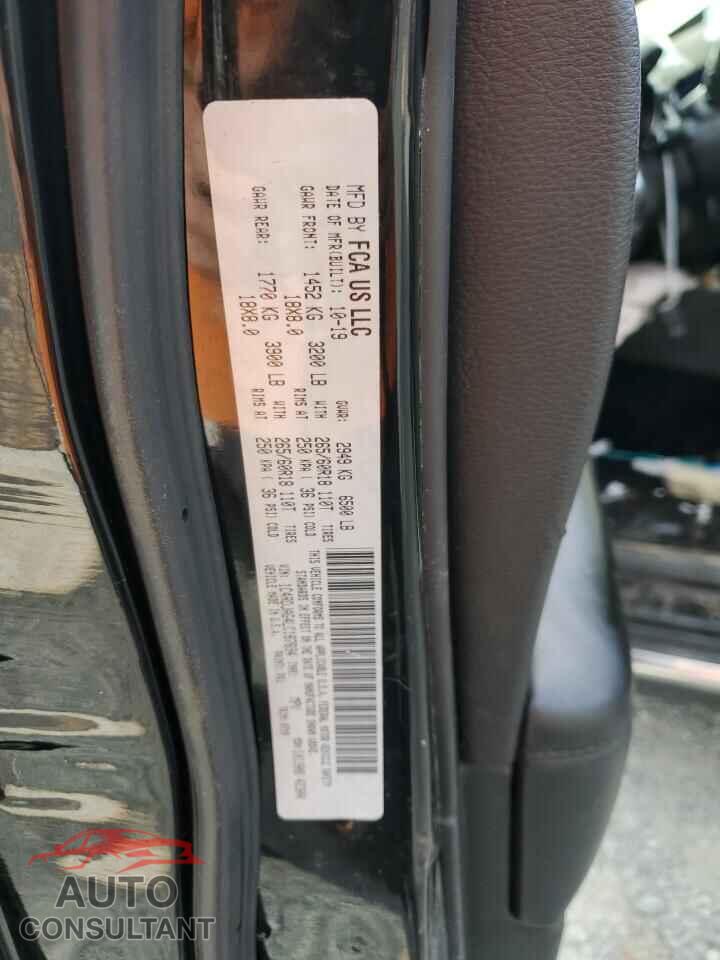 DODGE DURANGO 2020 - 1C4RDJAG4LC187694