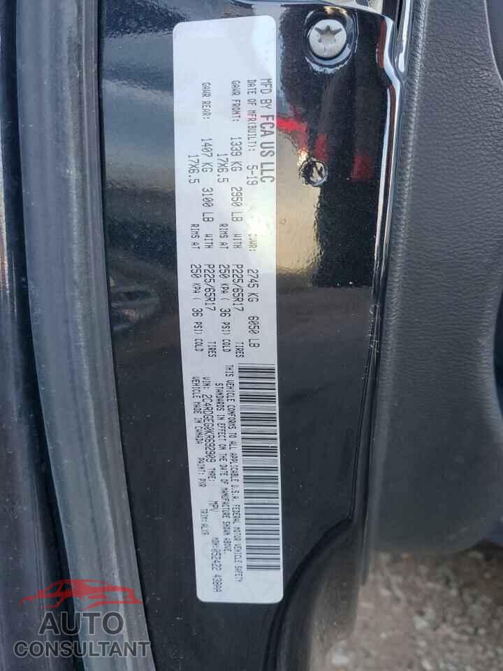 DODGE CARAVAN 2019 - 2C4RDGEG0KR692909