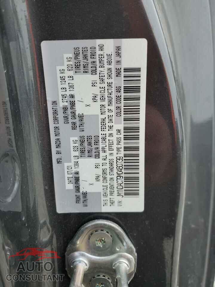 MAZDA MX5 2021 - JM1NDAC79M0460739