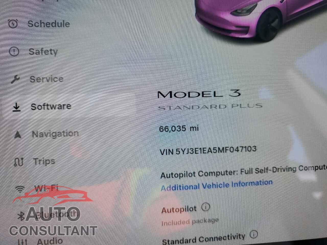 TESLA MODEL 3 2021 - 5YJ3E1EA5MF047103
