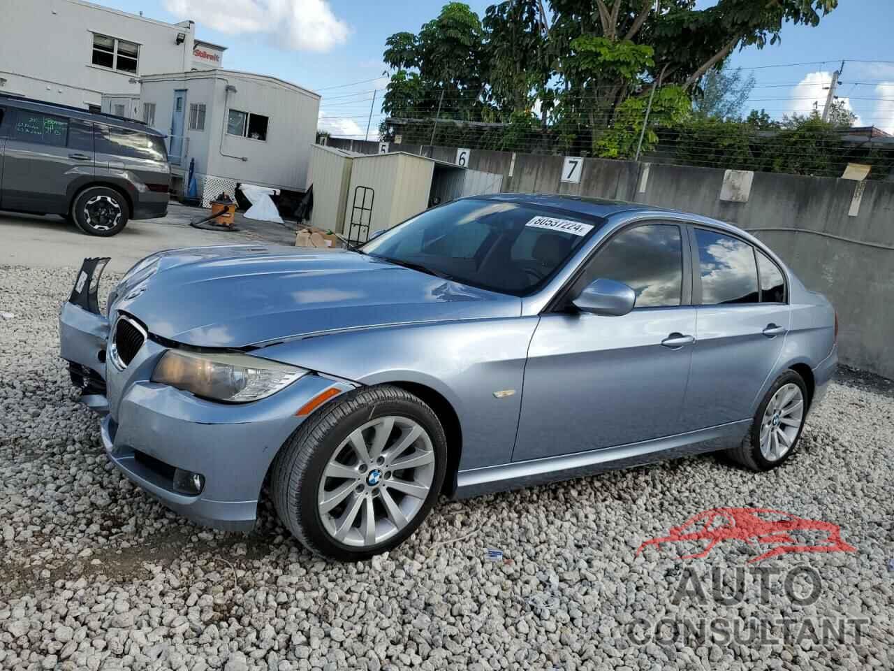 BMW 3 SERIES 2011 - WBAPH7C54BE682942