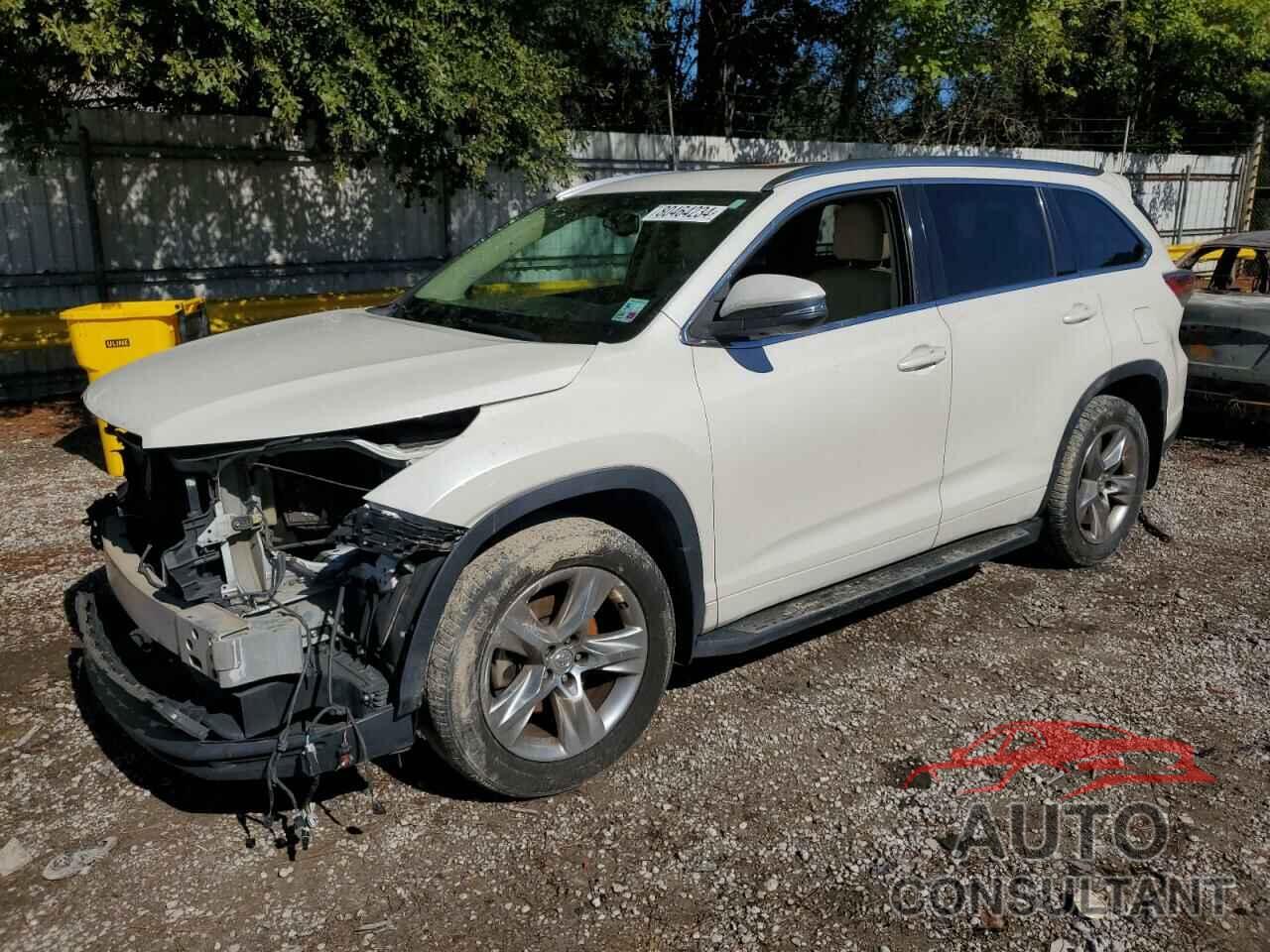 TOYOTA HIGHLANDER 2015 - 5TDYKRFH6FS065892