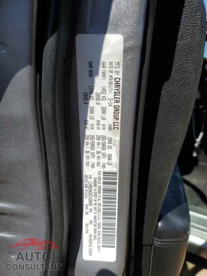 DODGE DURANGO 2014 - 1C4RDHAGXEC428069