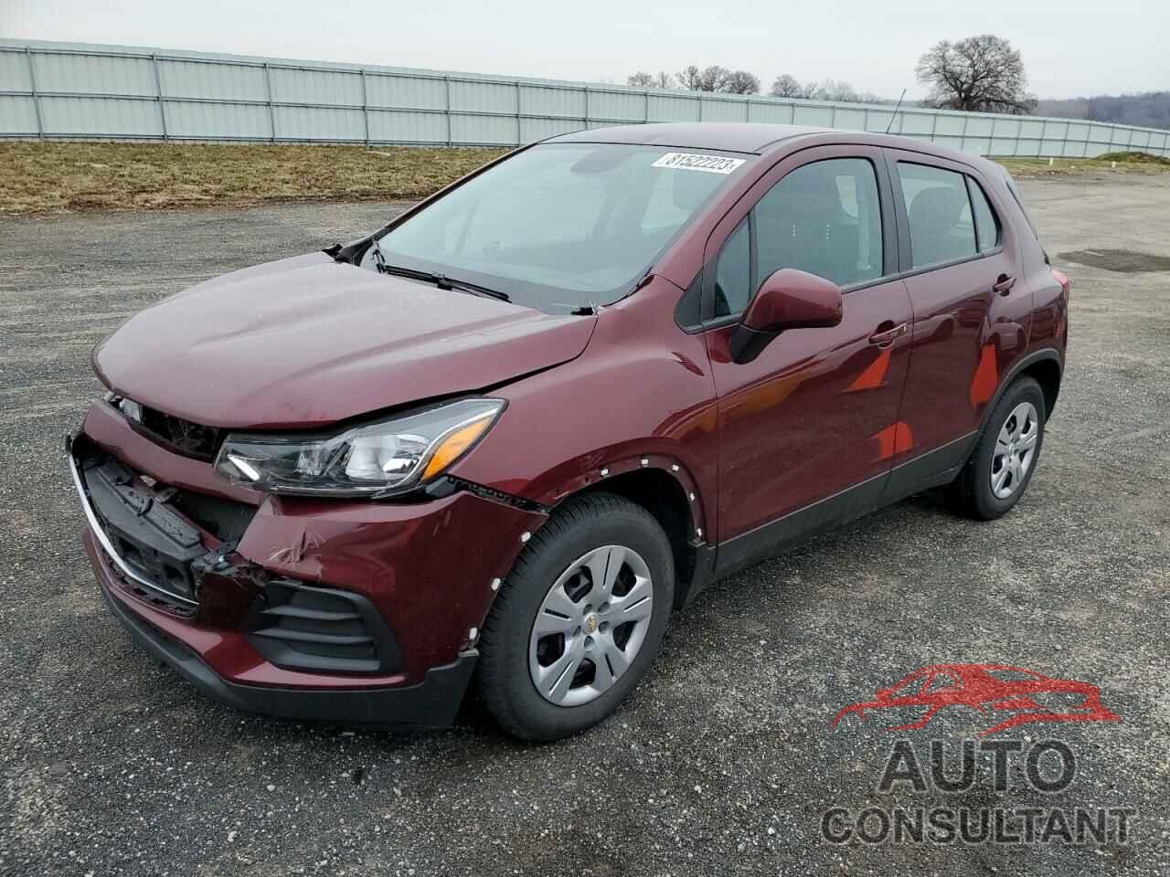 CHEVROLET TRAX 2017 - 3GNCJKSB9HL275604