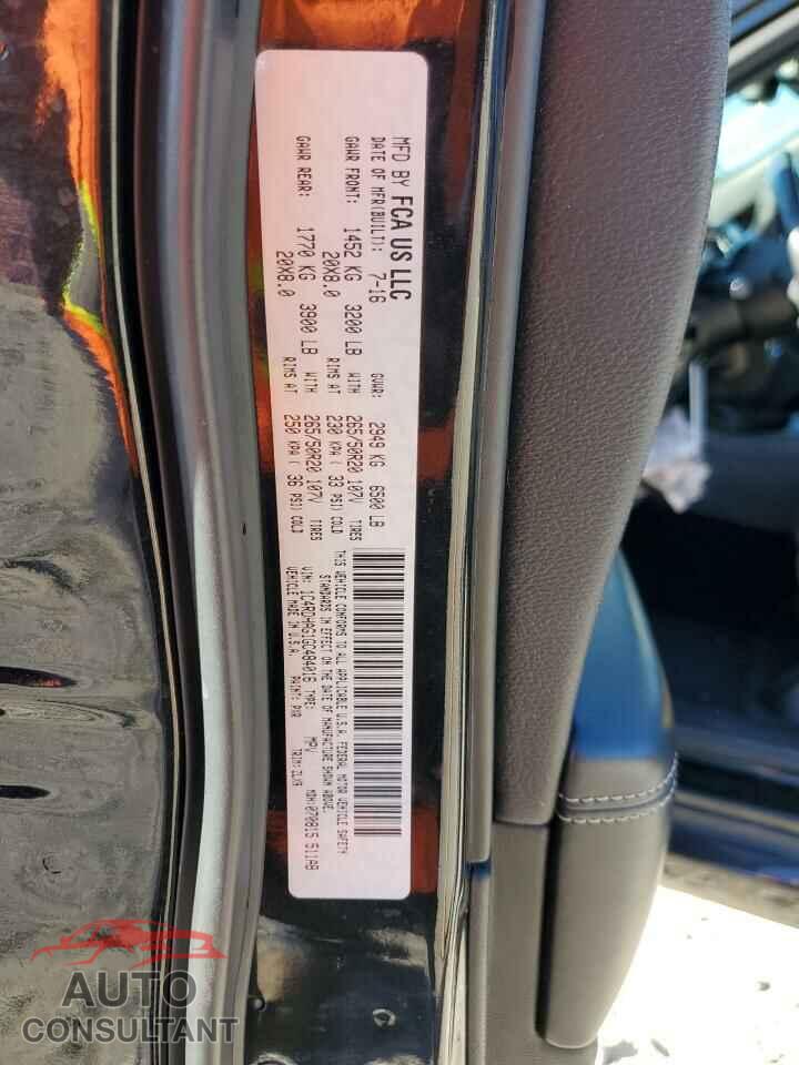 DODGE DURANGO 2016 - 1C4RDHAG1GC484016