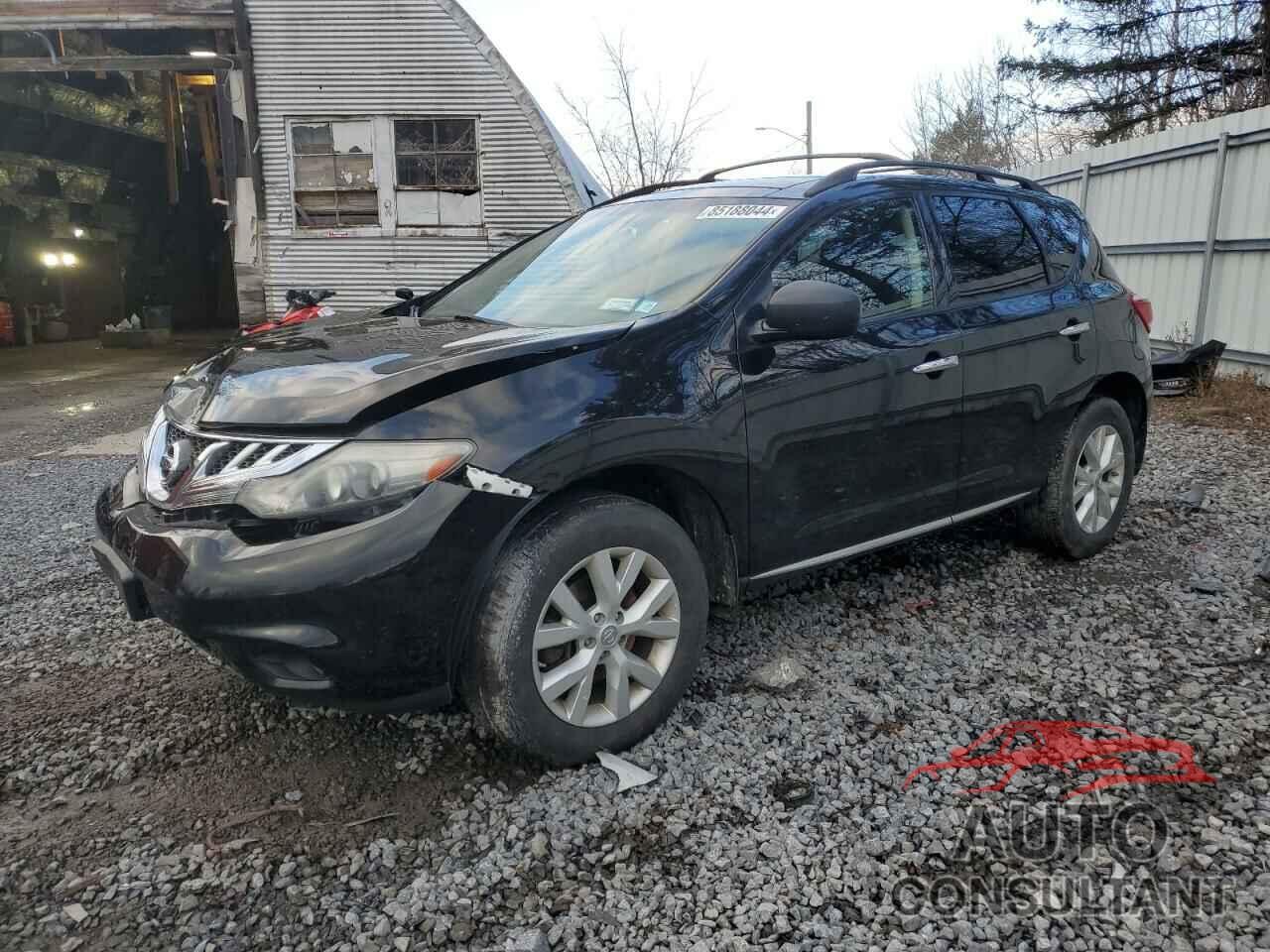 NISSAN MURANO 2011 - JN8AZ1MW4BW153547