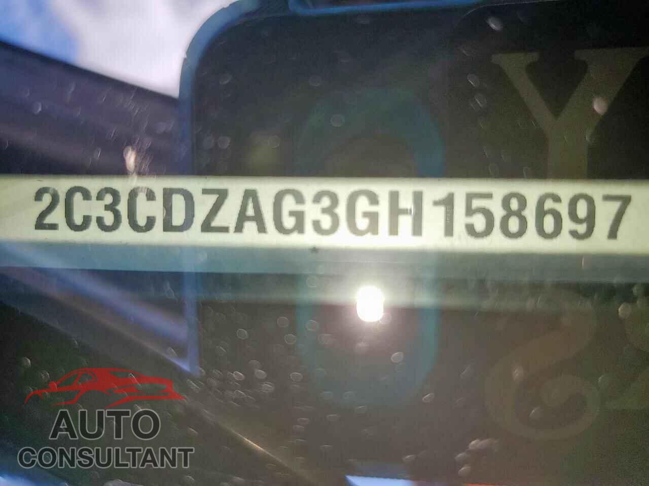 DODGE CHALLENGER 2016 - 2C3CDZAG3GH158697