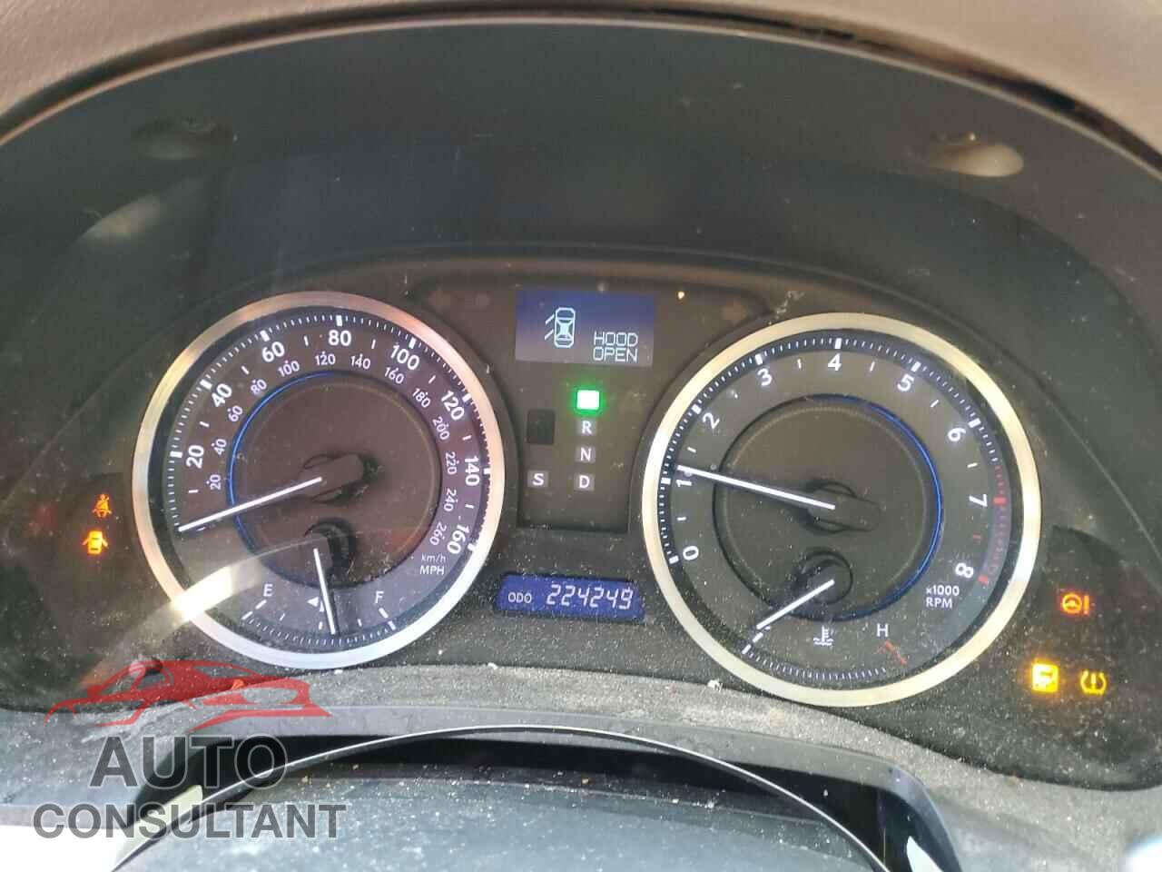 LEXUS IS 2012 - JTHCF5C29C5054456