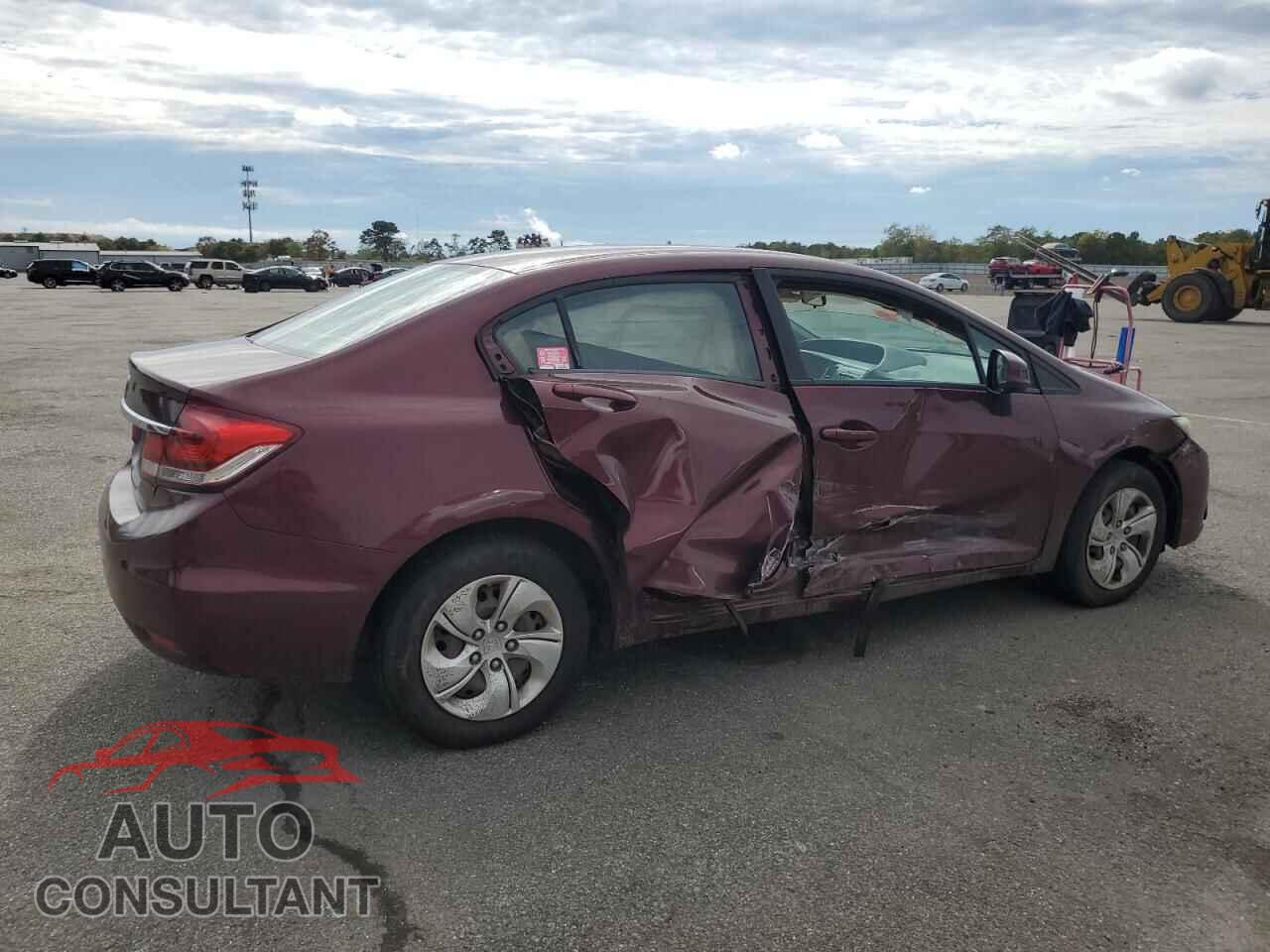 HONDA CIVIC 2013 - 19XFB2F53DE260943