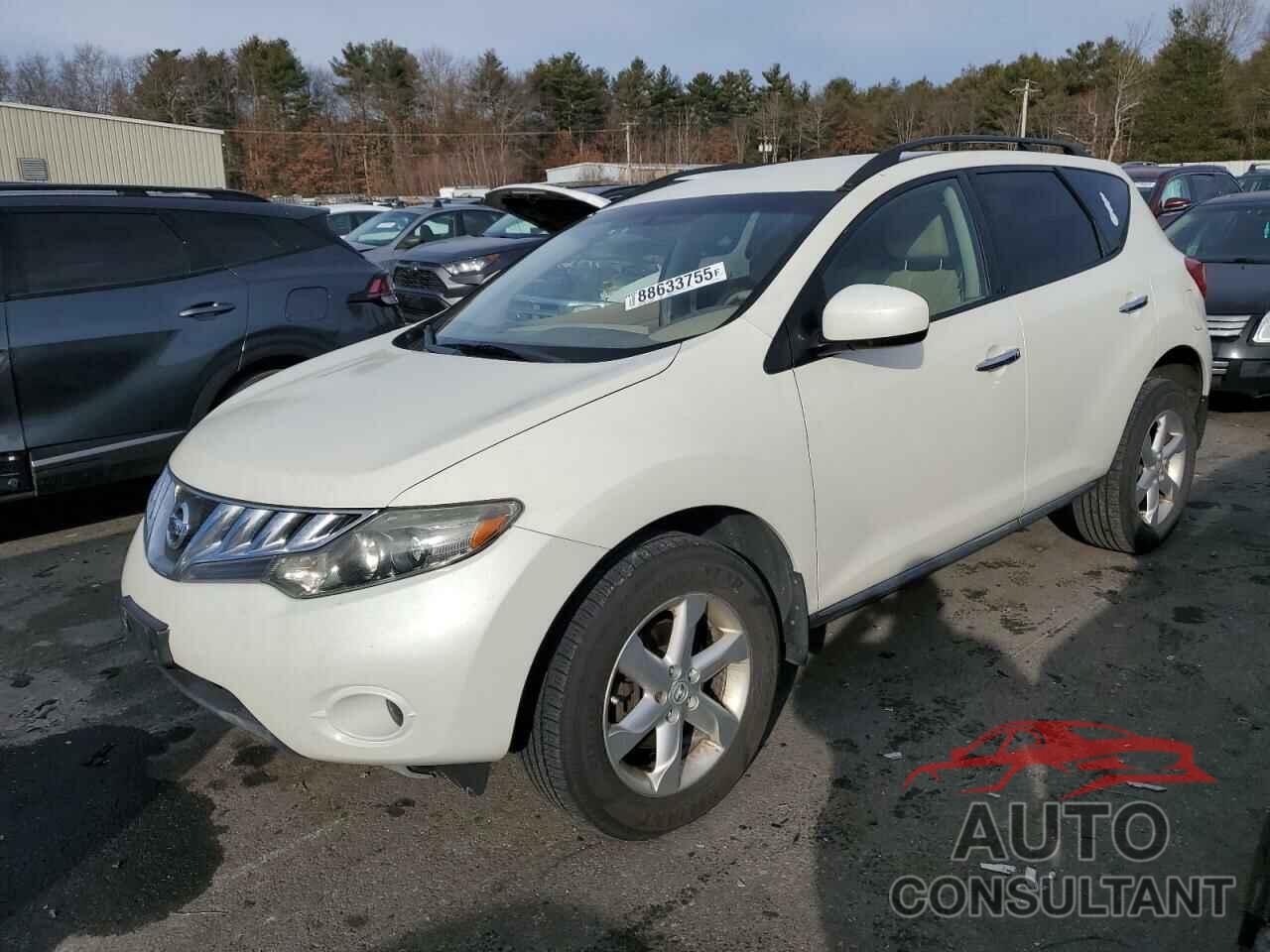 NISSAN MURANO 2009 - JN8AZ18W89W129451