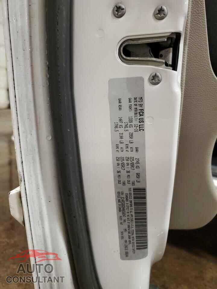 DODGE CARAVAN 2017 - 2C4RDGBG5HR650247