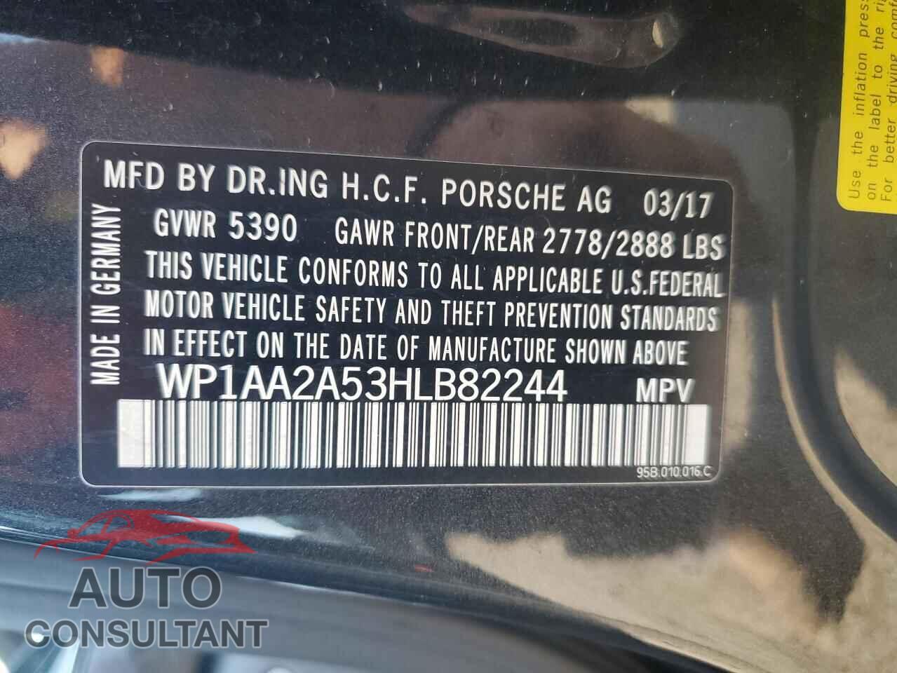 PORSCHE MACAN 2017 - WP1AA2A53HLB82244