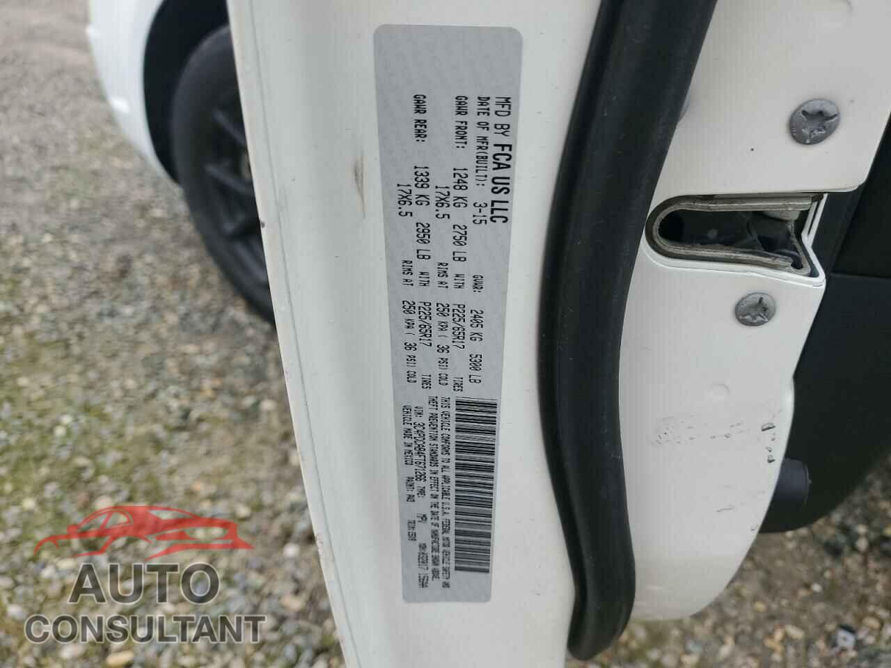 DODGE JOURNEY 2015 - 3C4PDCAB4FT671266