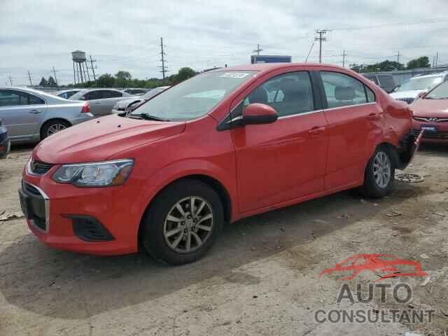 CHEVROLET SONIC 2018 - 1G1JD5SH3J4101447