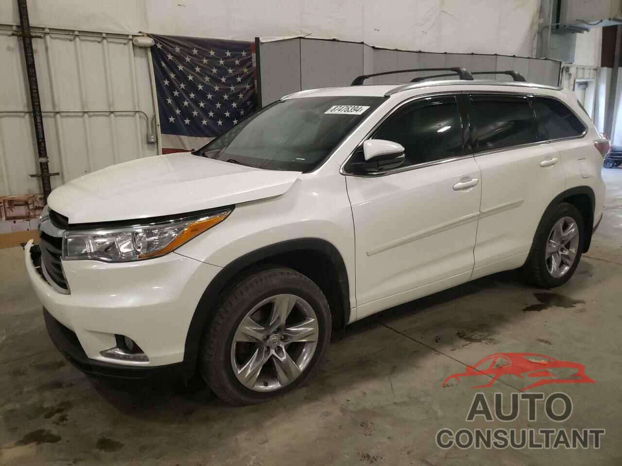 TOYOTA HIGHLANDER 2015 - 5TDDKRFH2FS130137