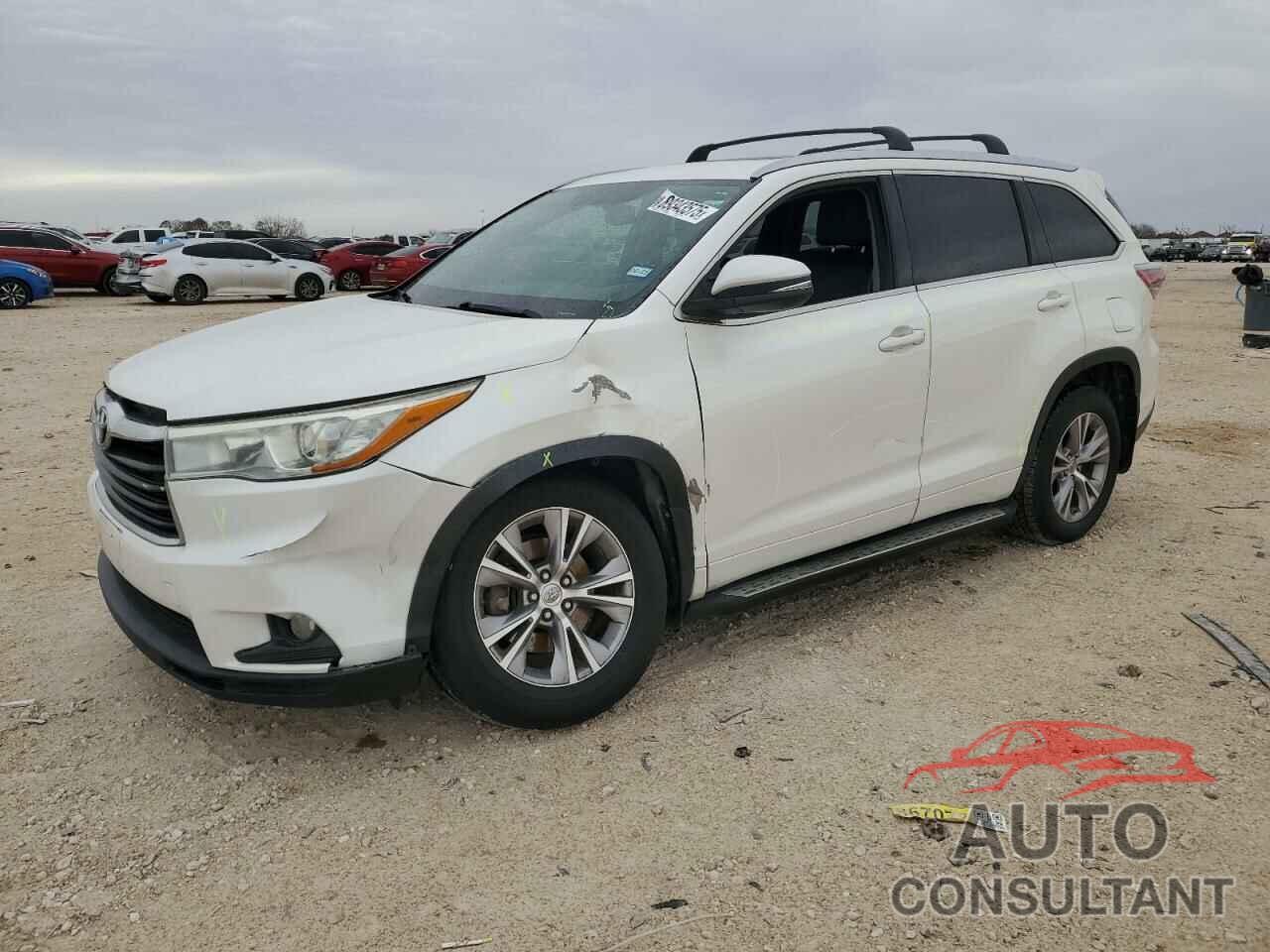 TOYOTA HIGHLANDER 2015 - 5TDKKRFH4FS053424