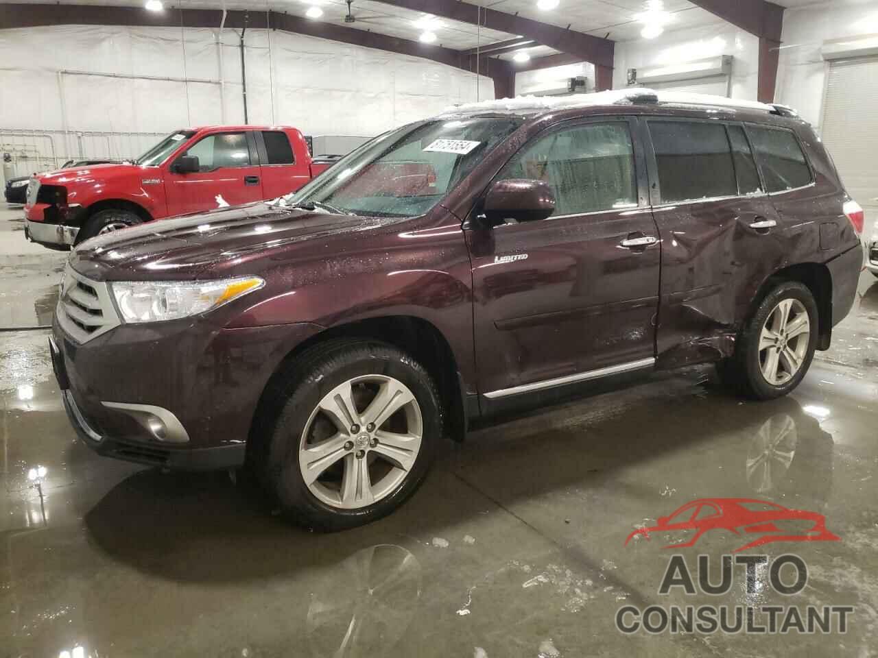 TOYOTA HIGHLANDER 2012 - 5TDDK3EH1CS155508